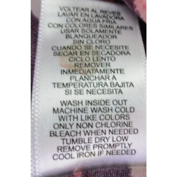 Daisy Fuentes Women's 3/4 Sleeve Purple Cinched Stretch Shirt Size Large - Picture 10 of 10